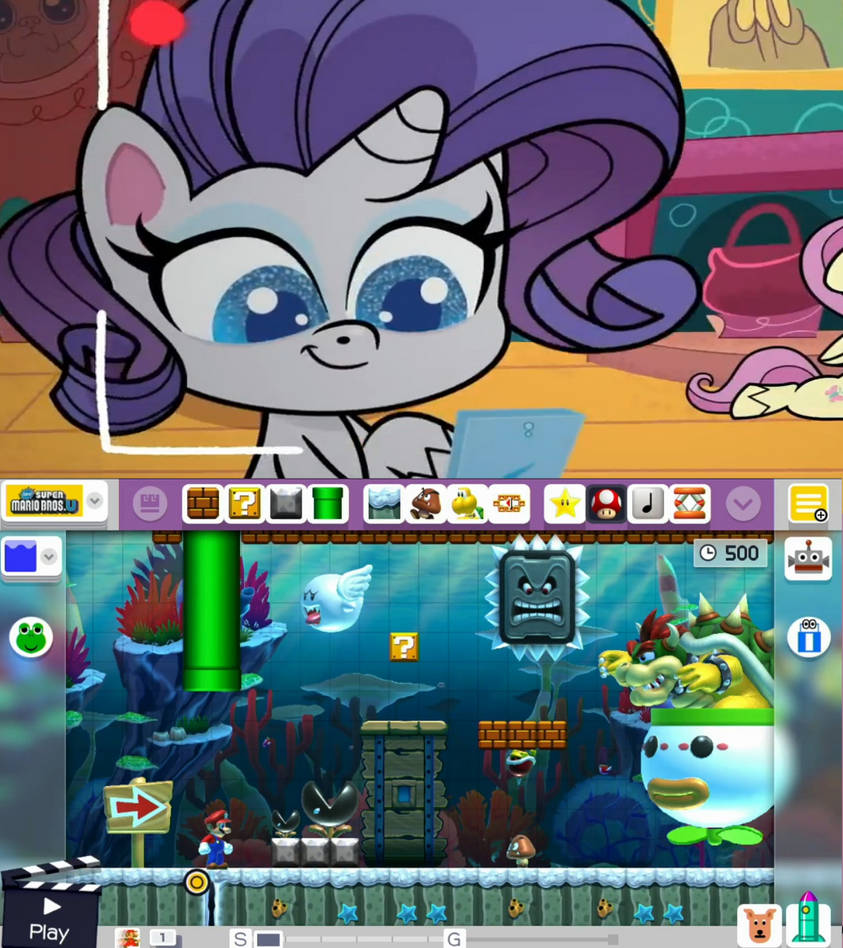 Mario Rarity Rarity Plays Super Mario Maker by JakeRupeVR on DeviantArt