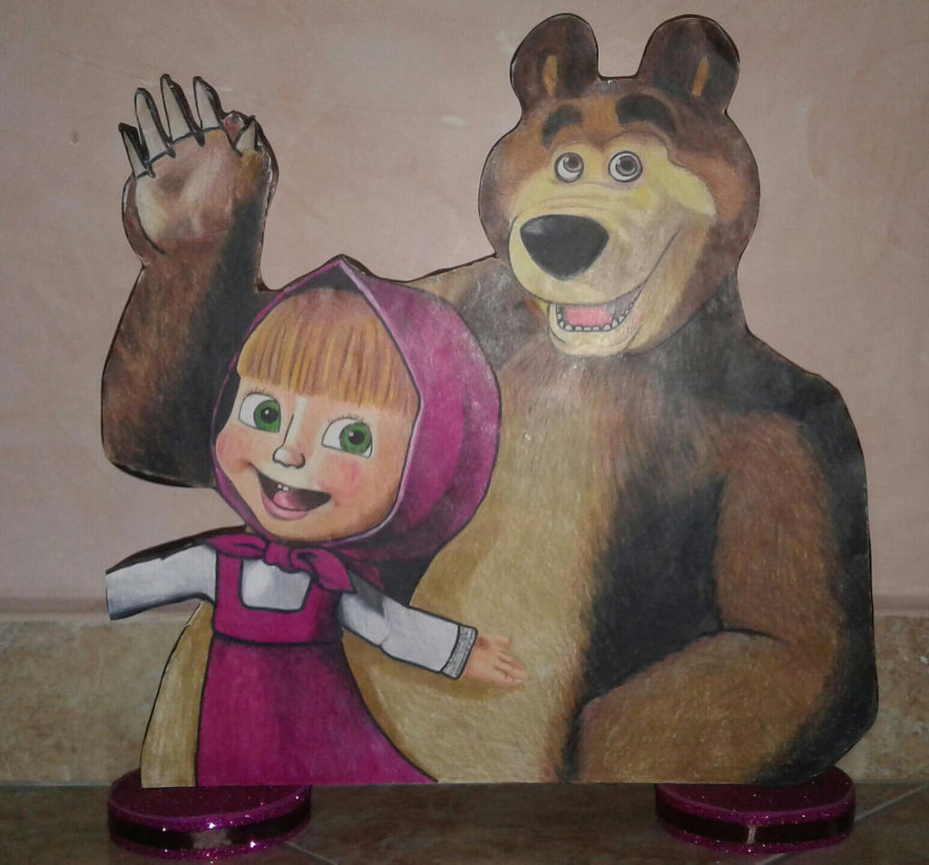 Masha and The Bear by aferrazzo on DeviantArt