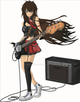 Bass Player Girl