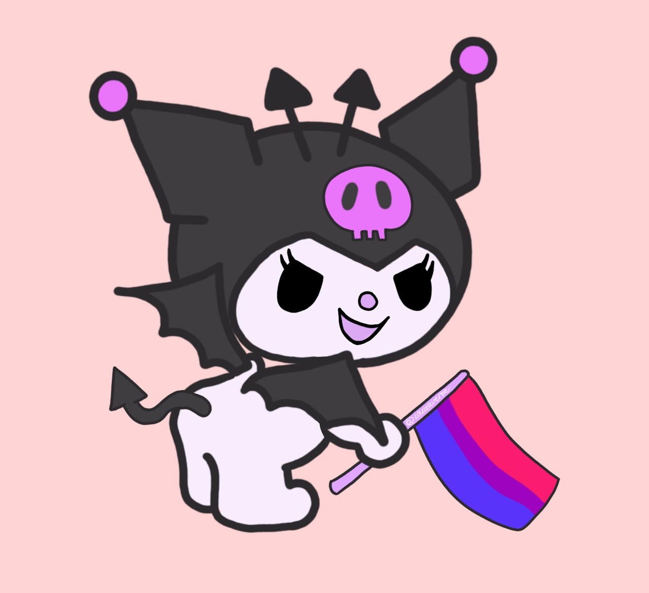 Bisexual Kuromi! by louizaverse on DeviantArt