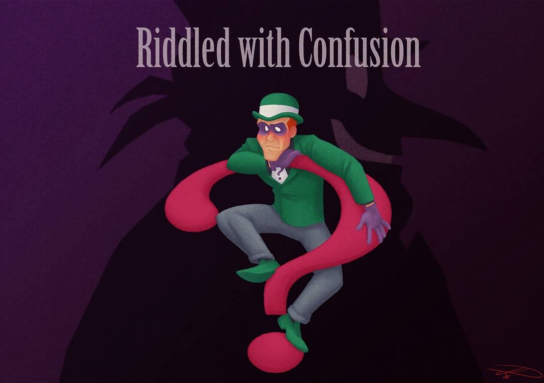The Riddler Confused Riddled with Confusion by Twinkel13 on DeviantArt