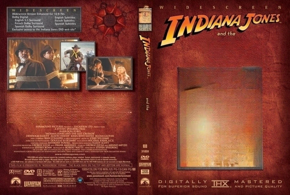 Blank Indiana Jones dvd cover by Workprint27 on DeviantArt