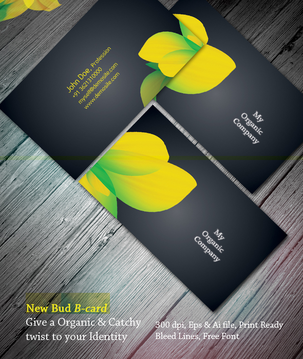 New Bud B-card design