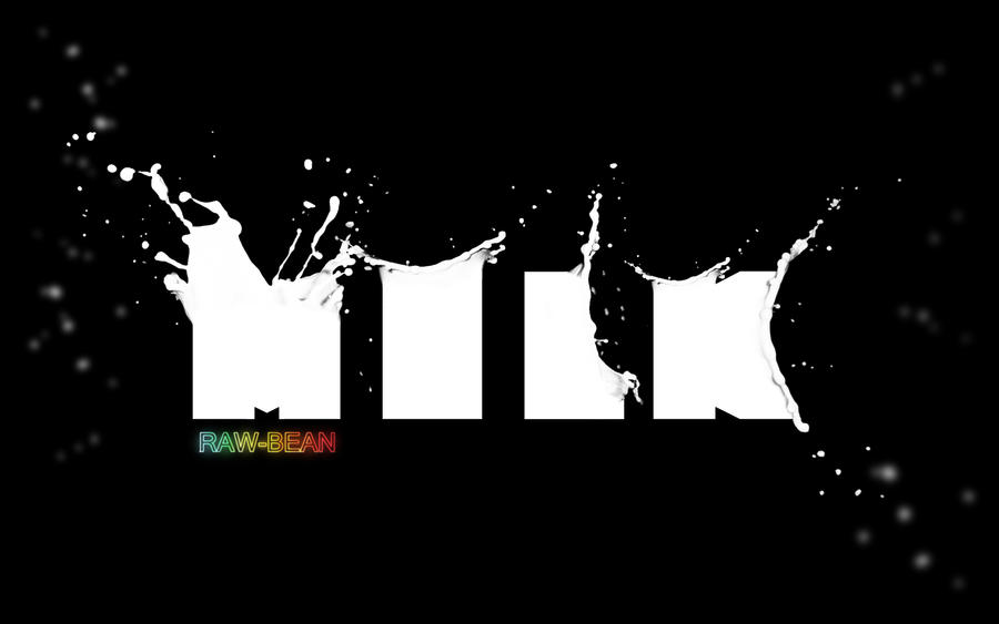 Milk Splash Typography