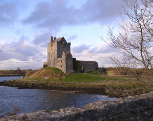 Old castle ruins in Ireland