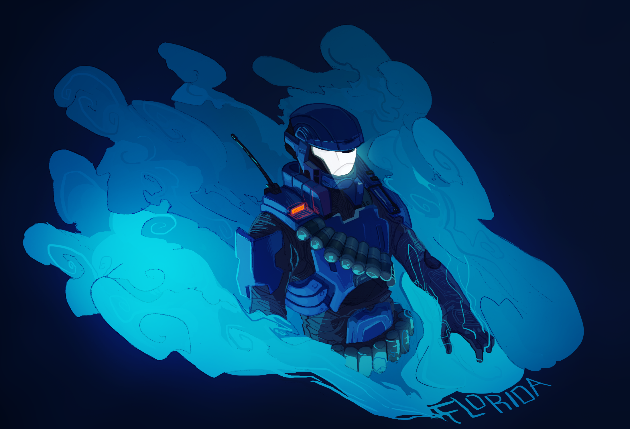 Agent Utah Rvb RvB Agent Florida by Hanna-Cepeda on DeviantArt