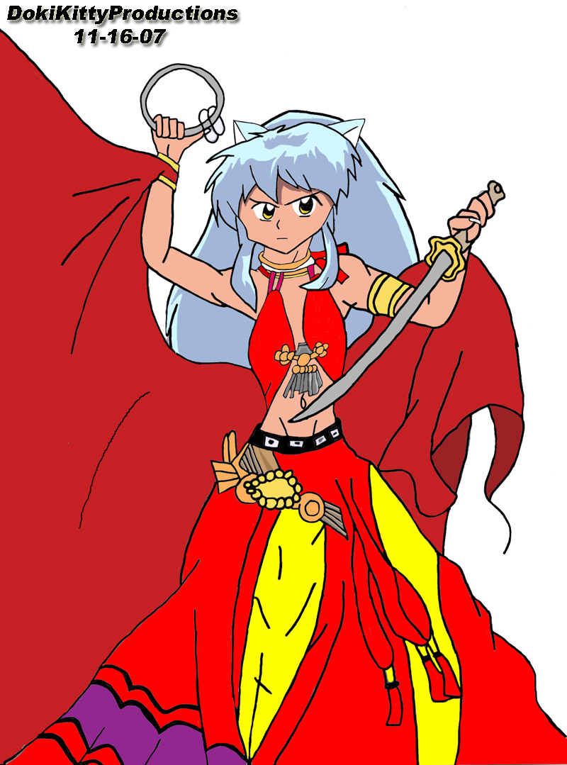 Belly Dance Inuyasha Colored