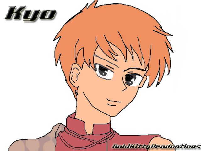 computer Drawn Kyo by dokikittyproductions on DeviantArt