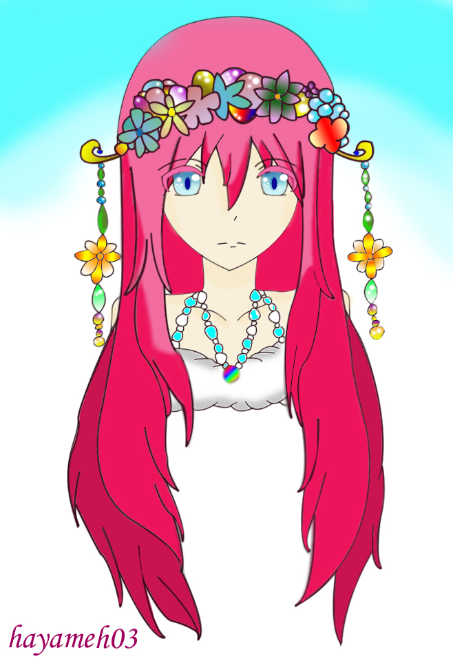 Crystal and Flower Crown