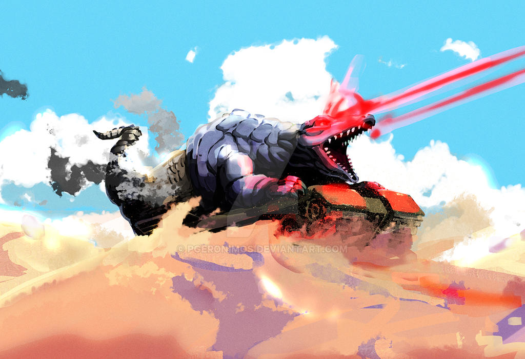 Rework: Dinosaur Tank by pgeronimos on DeviantArt