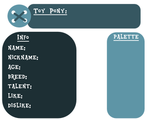 Official Toy Ponies reference sheet