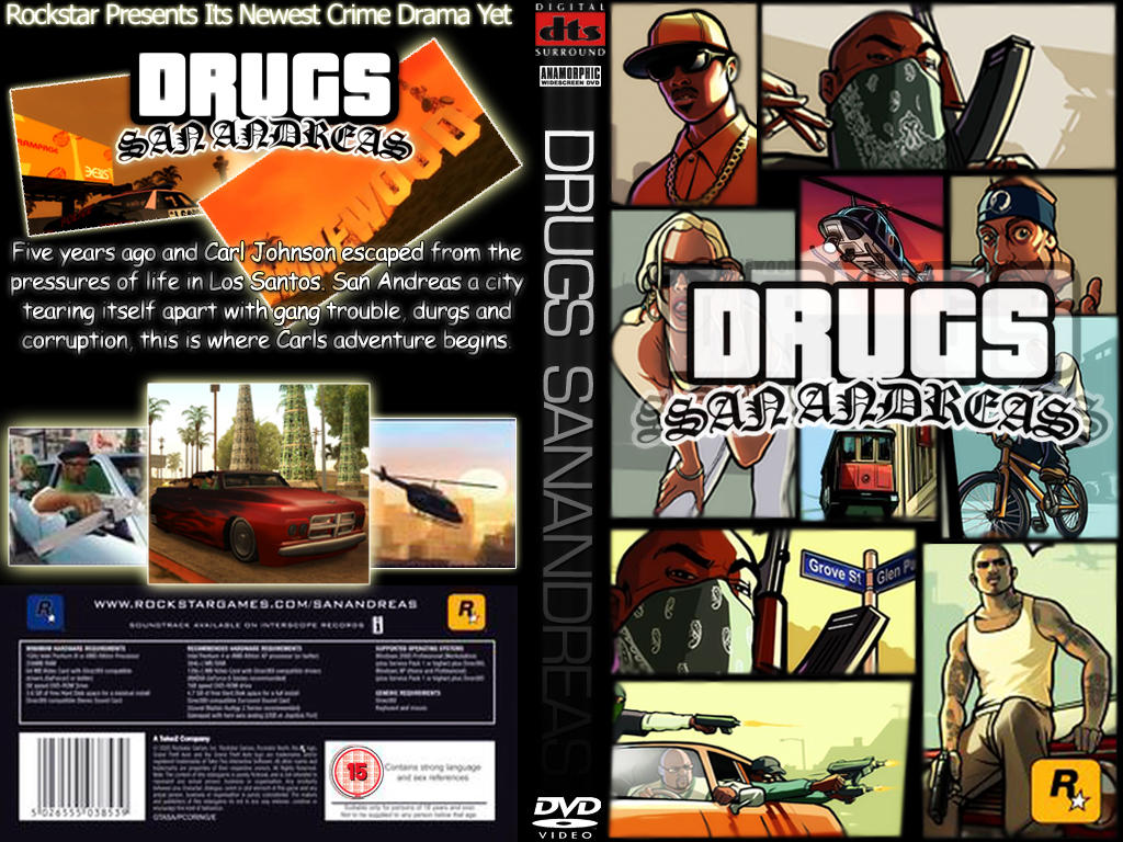Gta San Andreas dvd cover ps2 by BayronR on DeviantArt