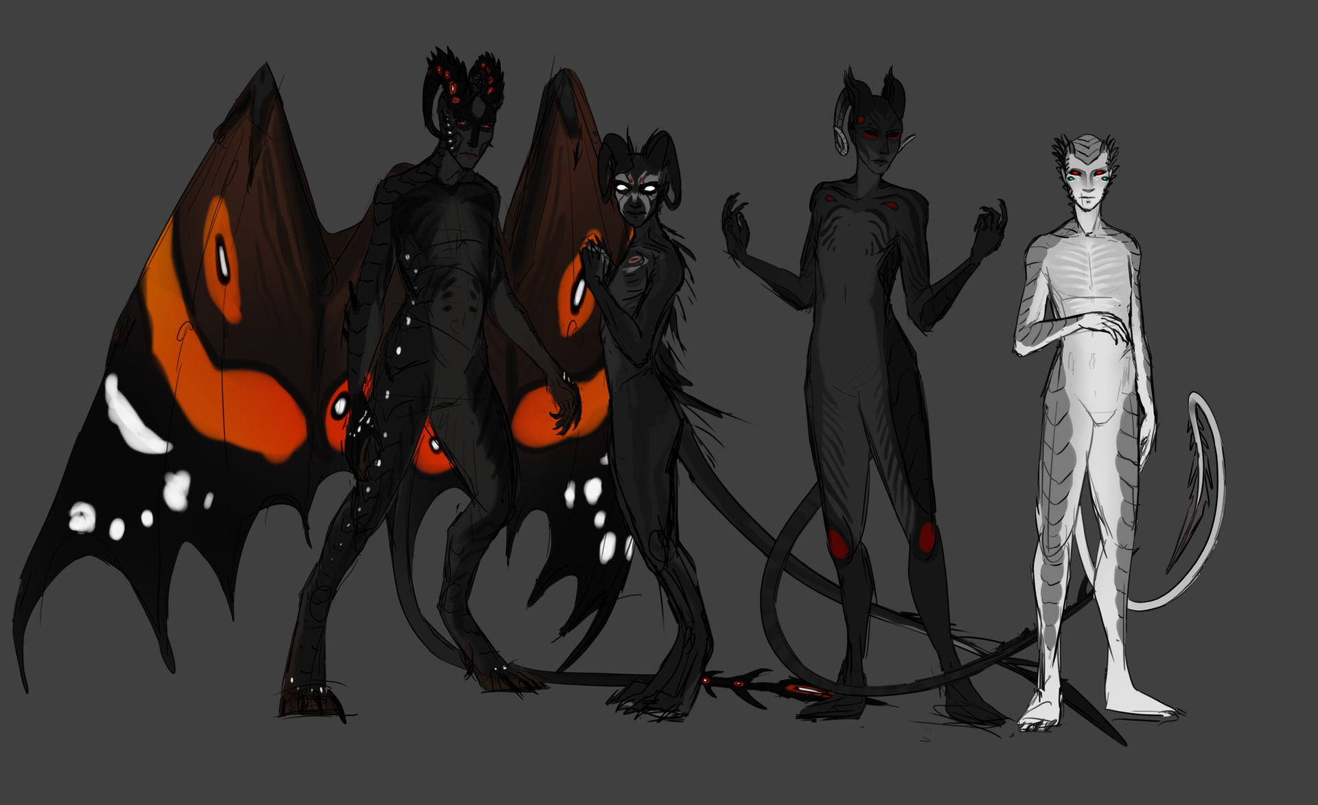 Tll Demon Cult demon concepts by Proximasaur on DeviantArt