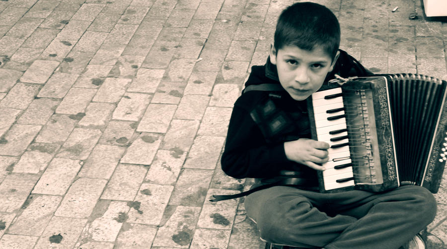 Young musician.