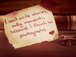 I can't write stories... by HQheart