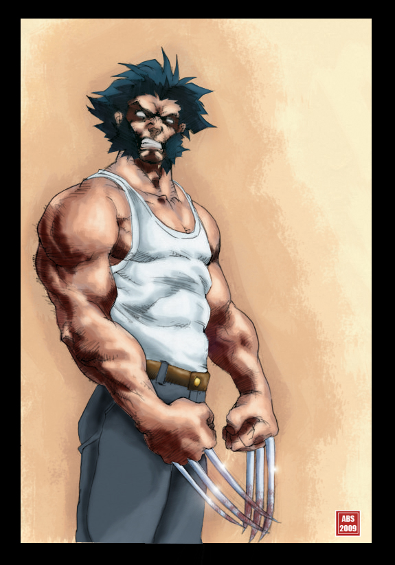 Wolverie by Tincan, colored