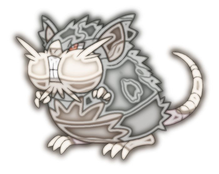 Neon Alolan Raticate by Soleviatis on DeviantArt