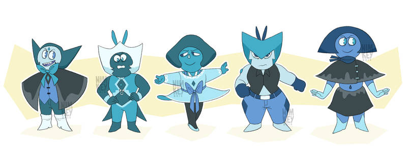 [2/5 OPEN] $10 Aquamarine Adoptables