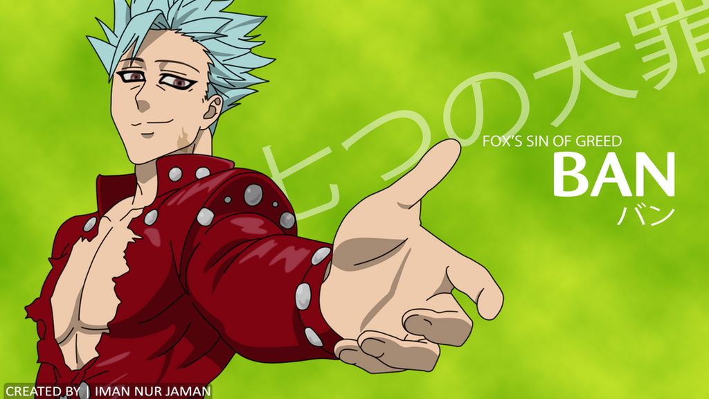 Ban Character Ban from Nanatsu no Taizai by amanechi on DeviantArt