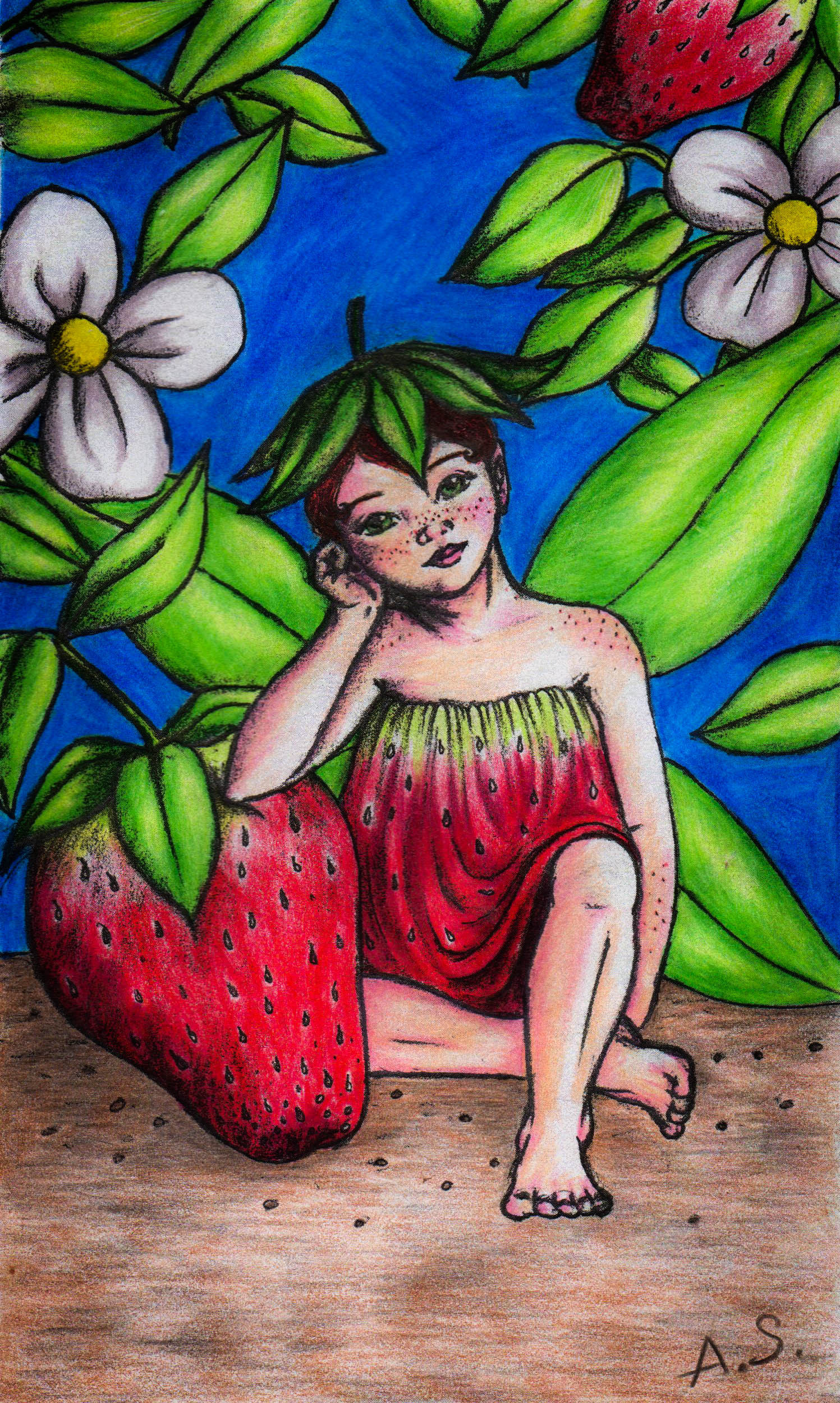Strawberry Fairy (colored)