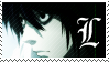 L Death Note Stamp by Neyjour