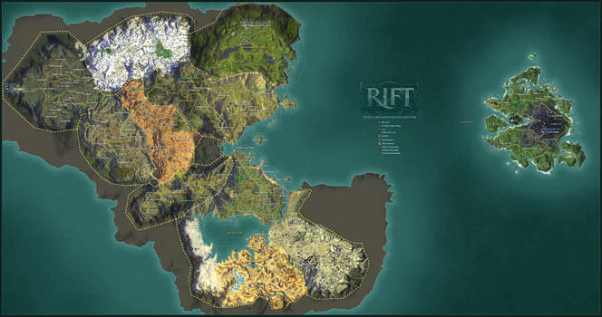 RIFT Mathosia Map - Main Areas