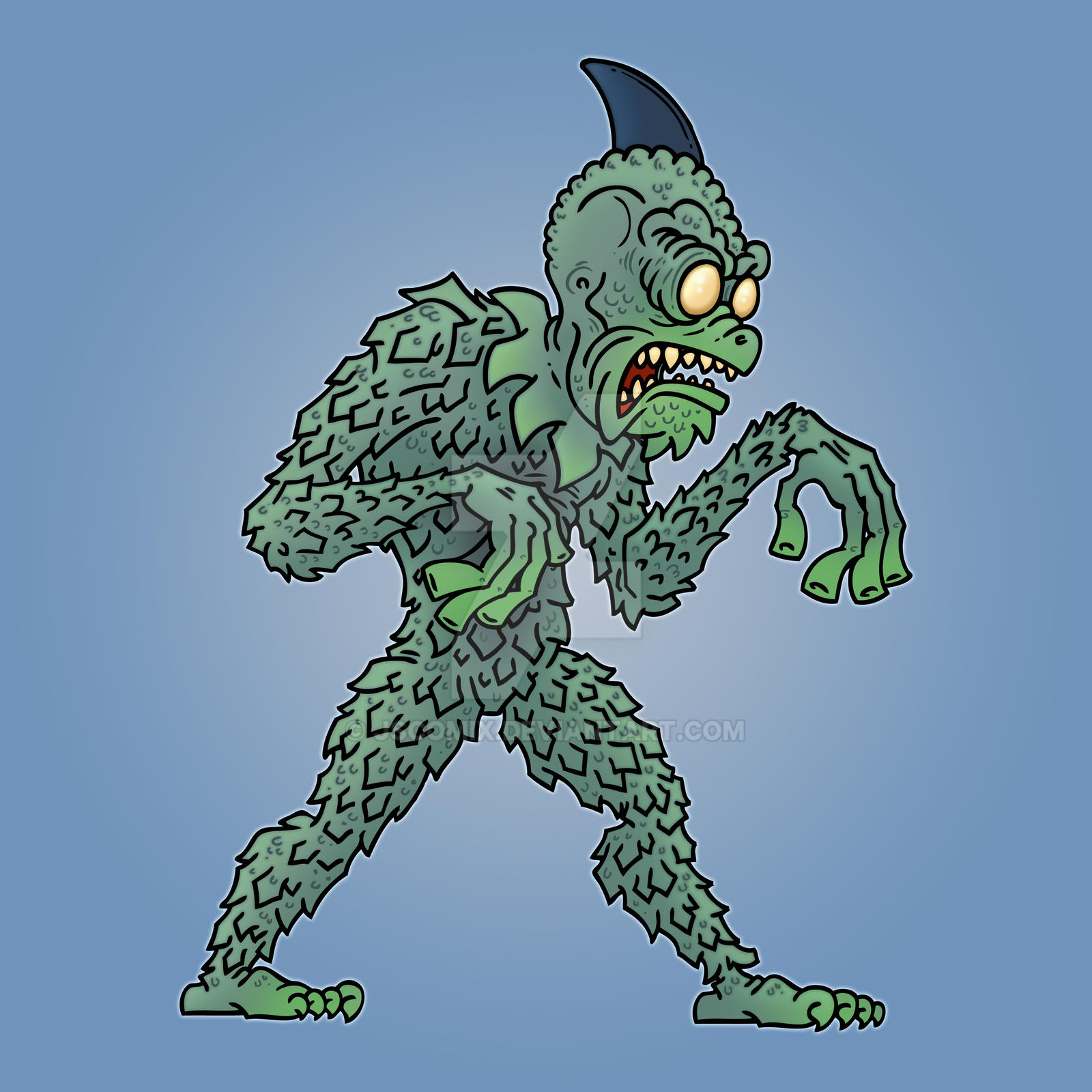 Saturday the 14th: Fishman by JSComix on DeviantArt