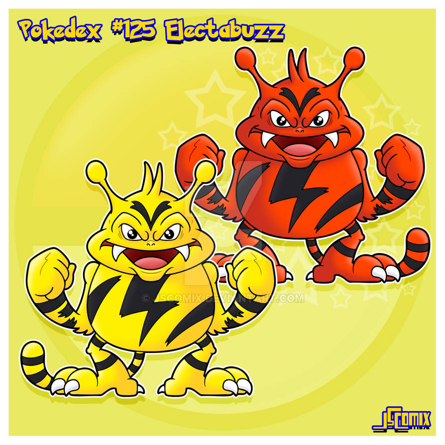 Electabus Pokedex #125: Electabuzz by JSComix on DeviantArt