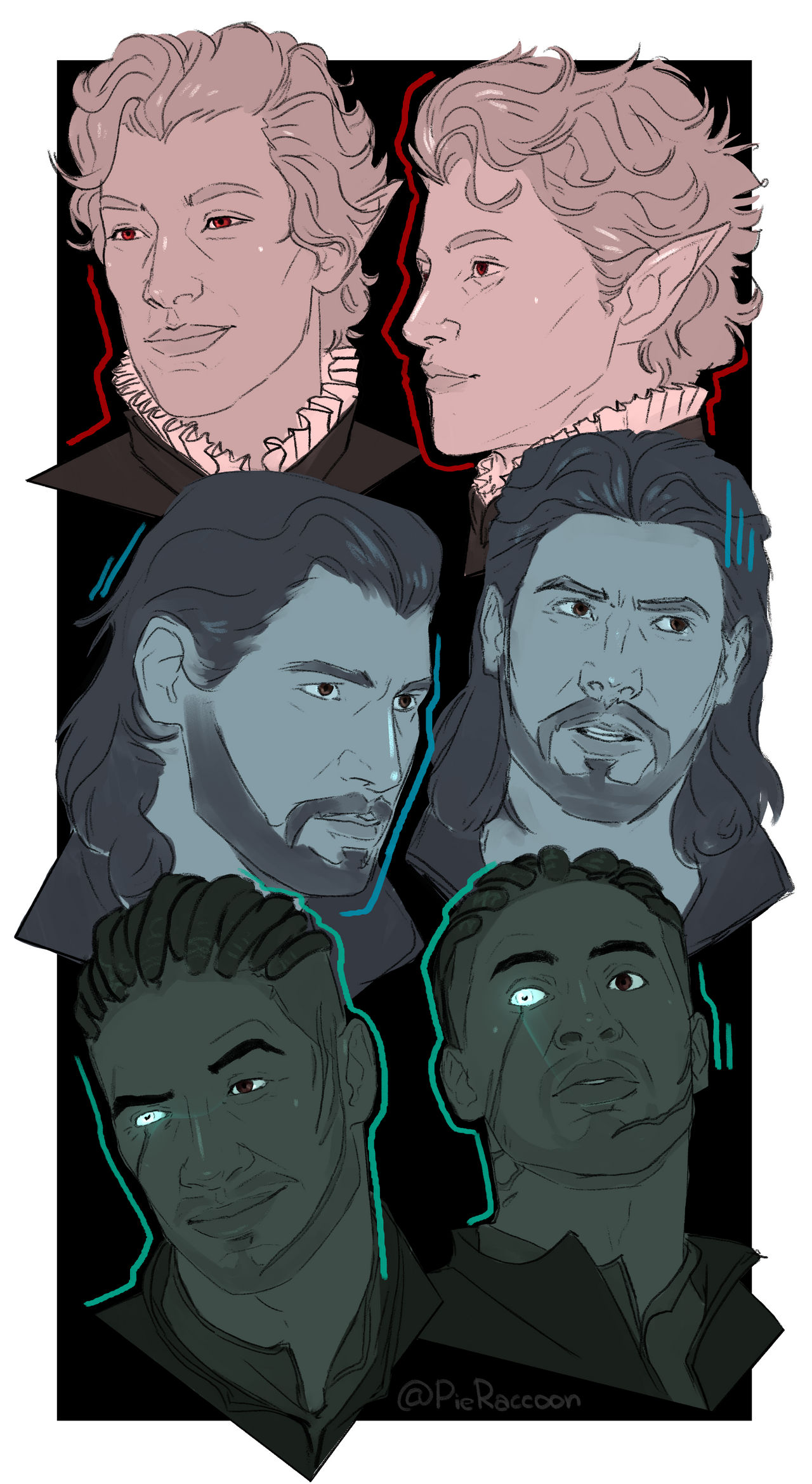 baldur's gate sketch by PieMakesArt on DeviantArt