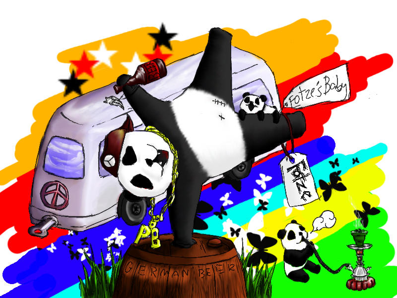 Panda Hand Rise Panda handstand by tiano on DeviantArt