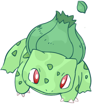 Shiny Bulbasaur by 5991BloodRose1995 on DeviantArt