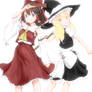 Reimu and Marisa 2