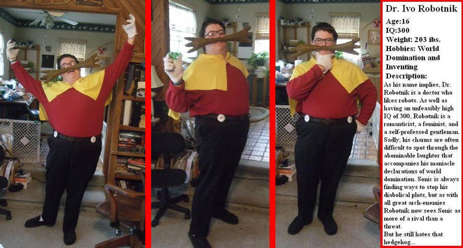 Dr. Ivo Robotnik costume by linkinspirit95