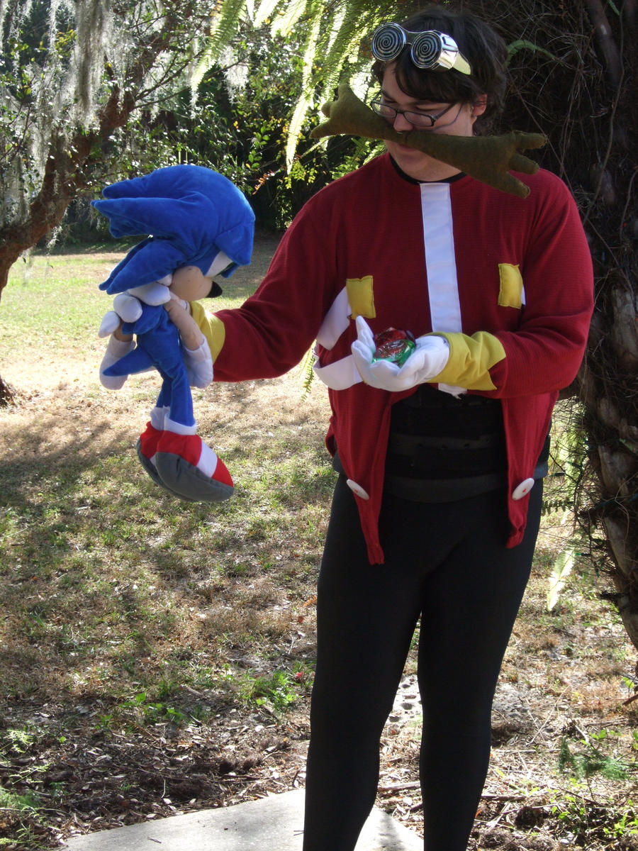 TAKE THAT SONIC!!! (Dr. Eggman Cosplay 7) by linkinspirit95