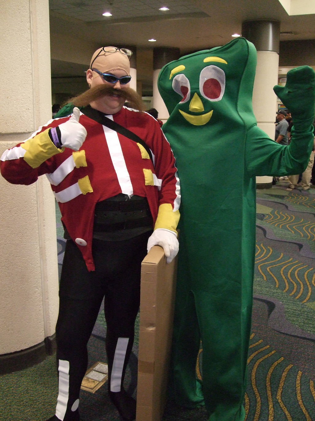Meeting Gumby... okay... by linkinspirit95