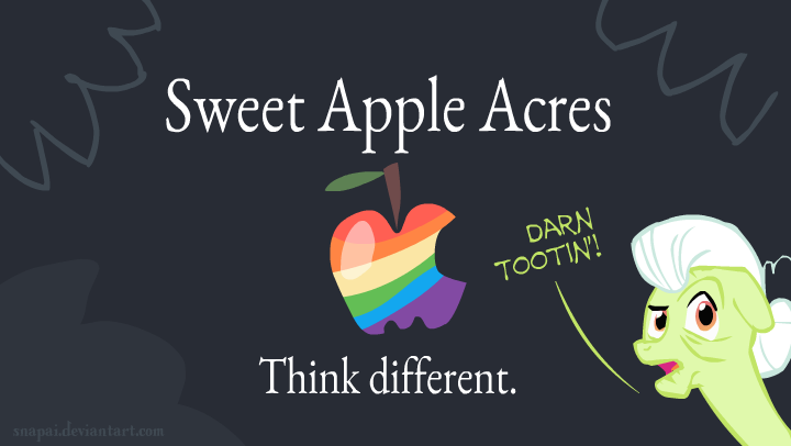 Sweet Apple Acres - Think Different