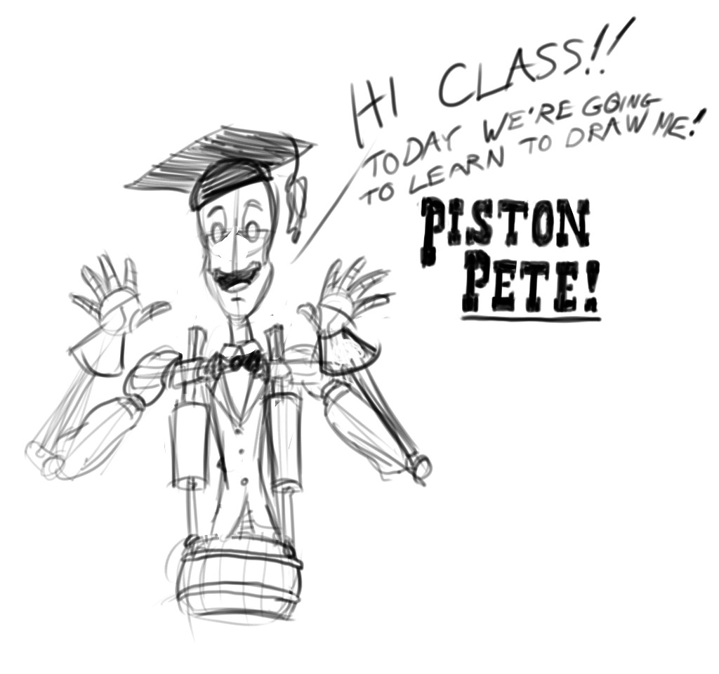 Piston Pete Sketch