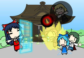 Attack!! - Battle at the Hakurei Shrine!