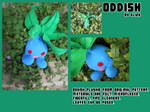 Oddish Plush by lordbatsy