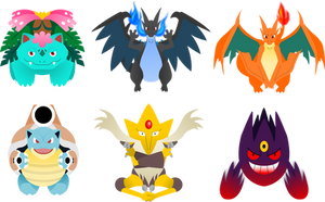 Pokemon Mega Evolutions 1