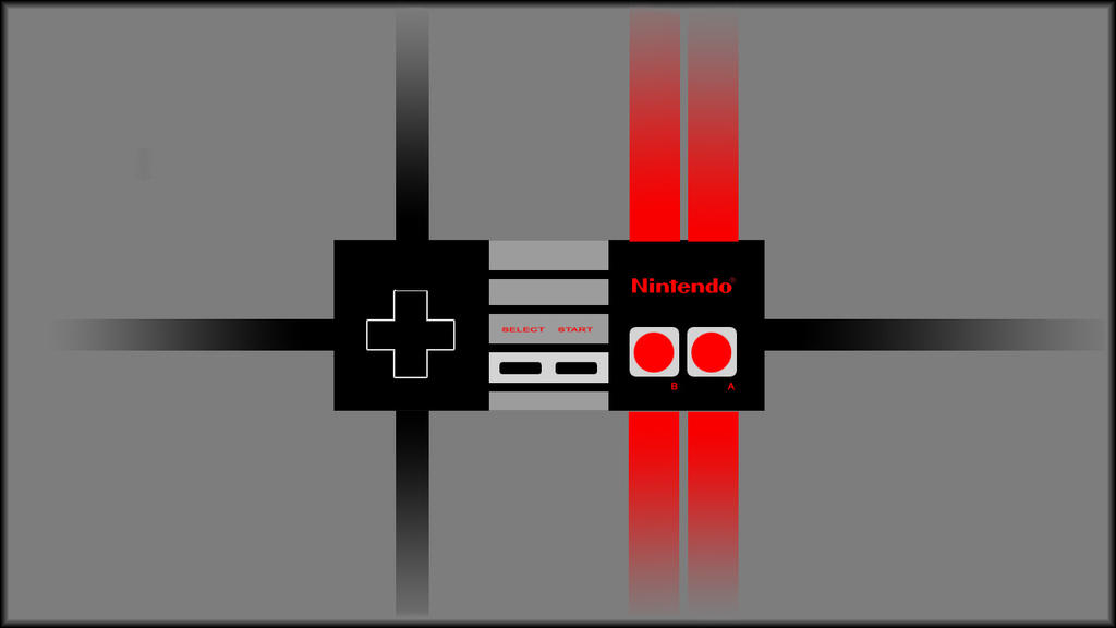 NES controller Minimalist Wallpaper by mickey-3 on DeviantArt