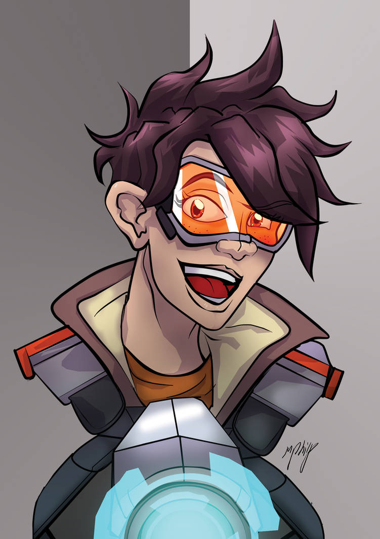 Tracer Deviantart Tracer: Overwatch Fanart by MikeOrion on DeviantArt
