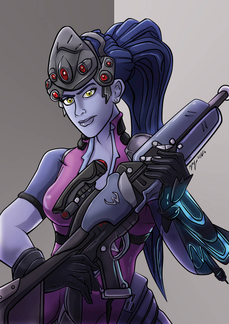 Hyper Target Deviantart Overwatch Fanart: Widowmaker by MikeOrion on DeviantArt