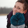 Anna on a frozen lake