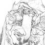 Batman Vs Manbat Pencil Unused