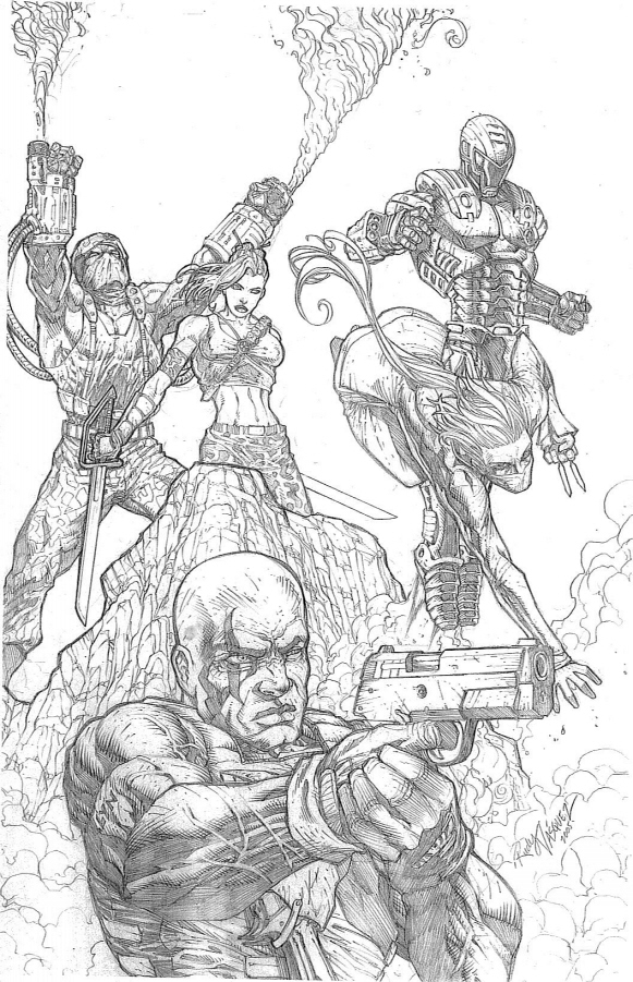 C.H.E.S.S. Cover pencils by RudyVasquez on DeviantArt