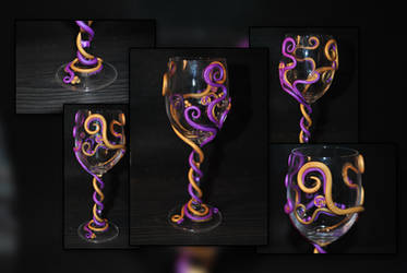 Wild Swirl Wine Glass