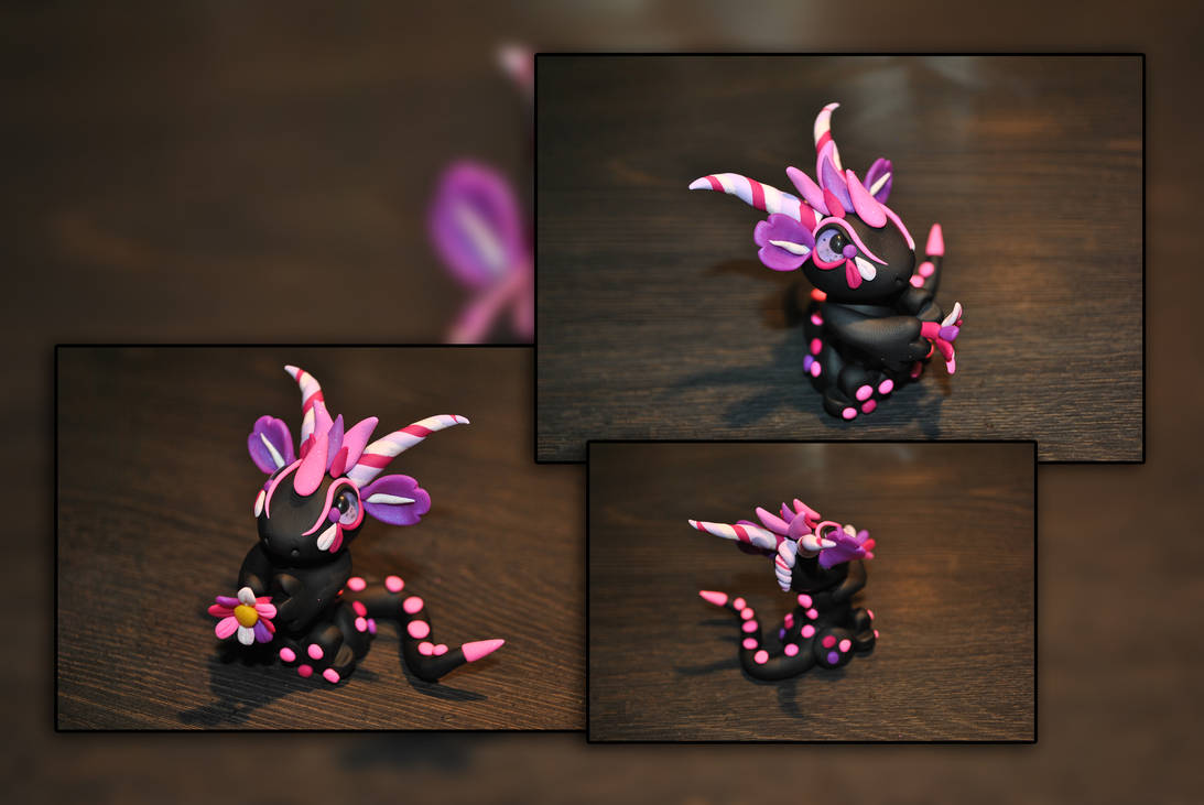 Pinky the Flower Dragon by KirstenBerryCrafts Pinky the Flower Dragon by KirstenBerryCrafts