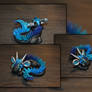 Spikey Blue Dragon