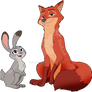 REDRAW - The Bunny and the Fox